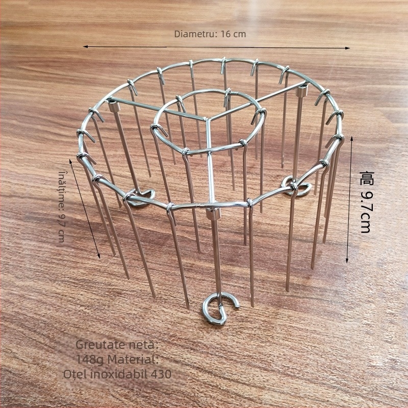 Frigărui verticale din oțel inoxidabil pentru air fryer, grătar și cuptor – accesorii bucătărie