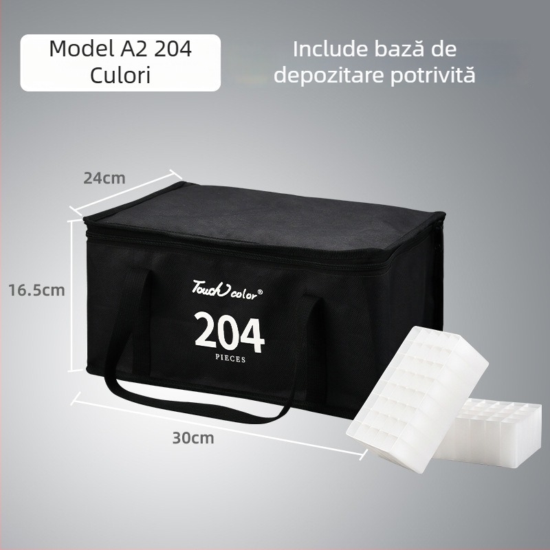 Etui din pânză pentru markeri, husă de depozitare portabilă, în stil rucsac, pentru markere (36/48/60/80 culori)