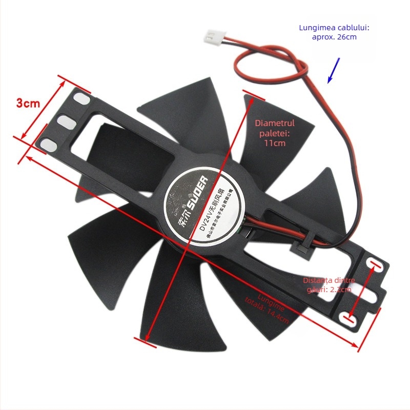 Palete ventilator răcire pentru plită cu inducție 12V/18V/24V
