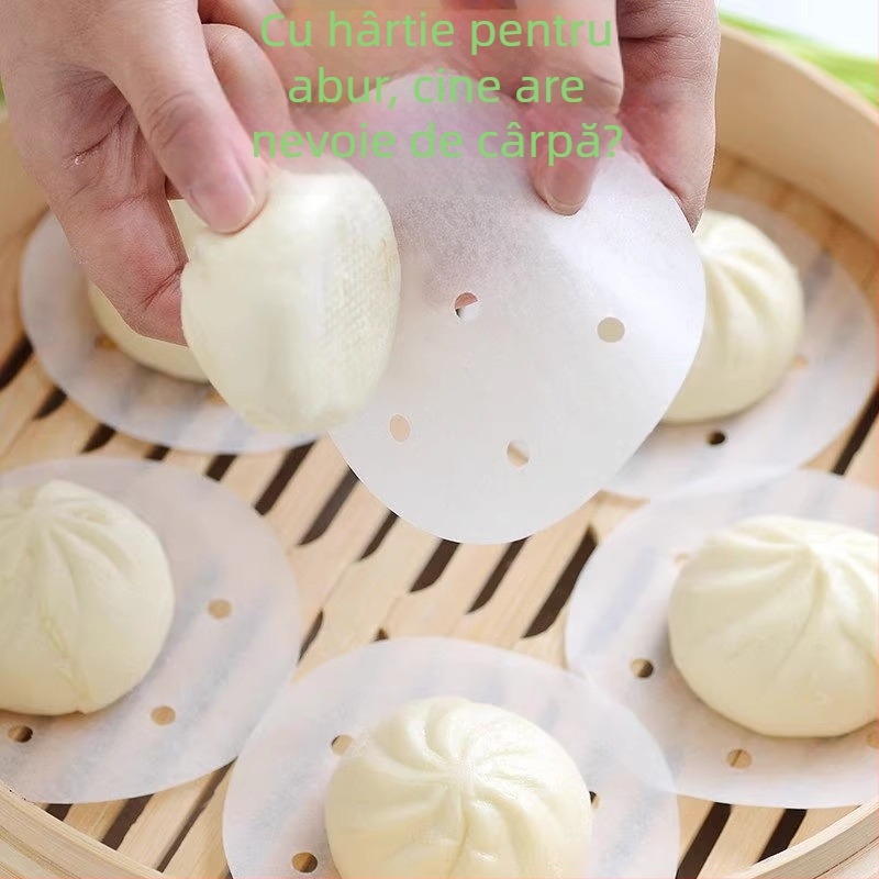 Hârtie pentru aburi, antiaderentă, circulară, de unică folosință, alimentară