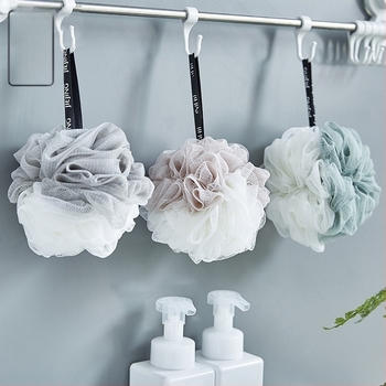Minge de baie cu două nuanțe, în formă de floare – pentru adulți, stil coreean