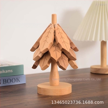 Ornament din lemn cu bază izolatoare termică; suport creativ pentru masă, suport pentru oale și ceainice; bază pentru tigăi și ceainice