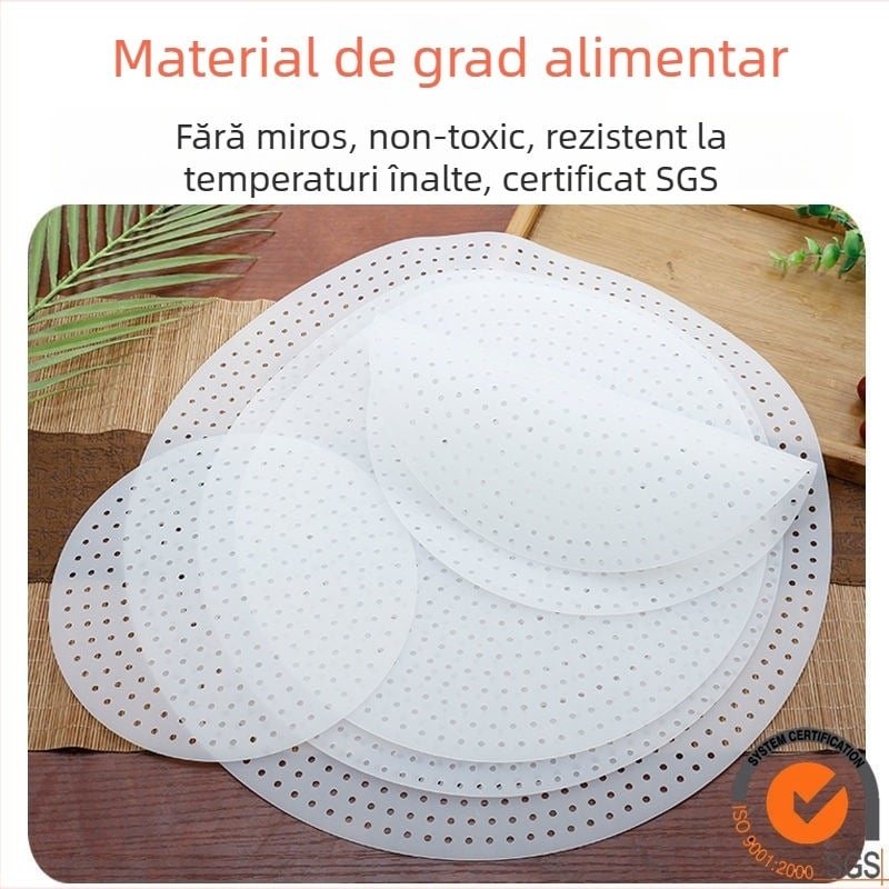 Covoraș din silicon alimentar pentru fierbător de orez, anti-arzire, anti-aderent, gros, rezistent la temperaturi înalte
