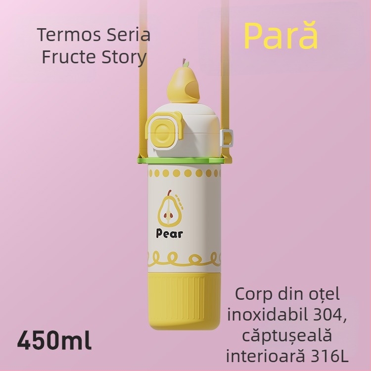 Cană termică izolată, capacitate mică, portabilă, 316 oțel inoxidabil, compactă