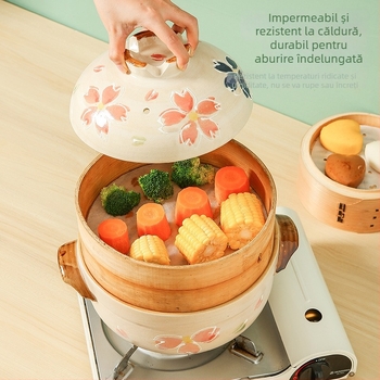 Pânză antiaderentă pentru abur pentru baozi și mantou, tifon din bumbac, hârtie pentru abur, uz casnic