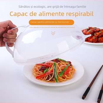 Cap pentru microunde anti-stropire, recipient de păstrare a prospețimii, recipient special pentru încălzire la temperaturi înalte