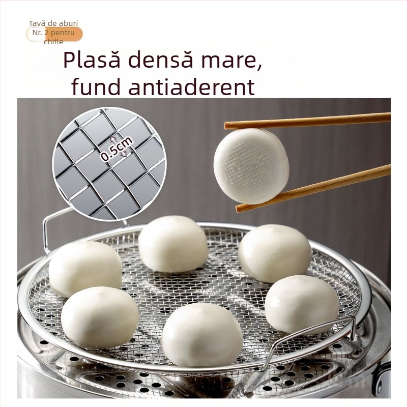 Raft de aburi din oțel inoxidabil – tavă de aburi multifuncțională pentru uz casnic