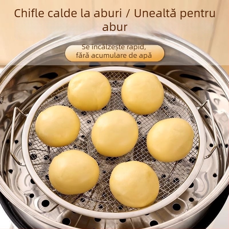 Raft de aburi din oțel inoxidabil – tavă de aburi multifuncțională pentru uz casnic