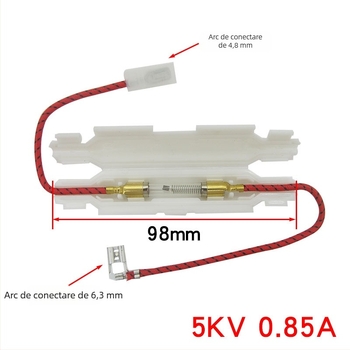 Ansamblu de siguranță pentru cuptor cu microunde, cu siguranță cu fir și carcasă, 5 kV, înlocuibil, nou