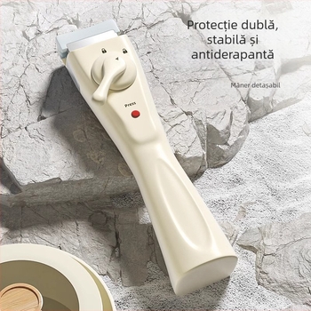 Mâner pentru tigaie antiaderentă, accesoriu wok – mâner universal anti-arzire, rezistent la temperaturi înalte, portabil pentru exterior