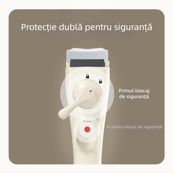 Mâner pentru tigaie antiaderentă, accesoriu wok – mâner universal anti-arzire, rezistent la temperaturi înalte, portabil pentru exterior