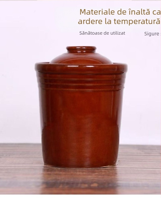 Vas ceramic pentru tocană cu ceașcă de supă și borcan ceramic, pentru tocană cu porumbei și pui negru, cutie de abur