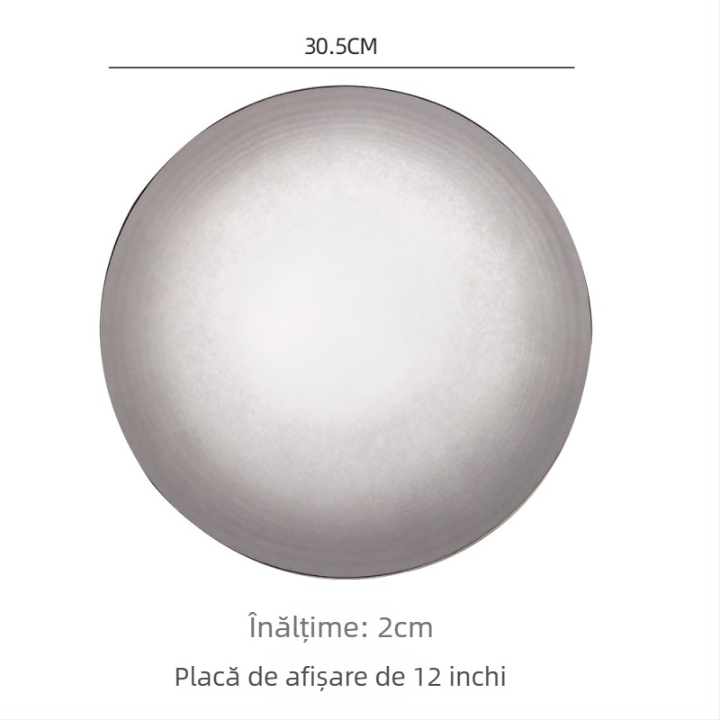 Set boluri și farfurii din porțelan cu os, ceramică cu luciu glazurat, stil modern minimalist, nou model de 26 ani