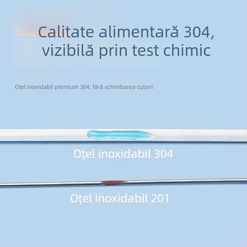 Set de frigărui din oțel inoxidabil — țepușe plate și rotunde pentru grătar în aer liber
