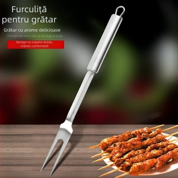 Furculă din oțel inoxidabil pentru grătar – tacâmuri pentru grătar, furculiță pentru carne, friptură și pui