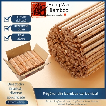 Bețe de bambus carbonizate, bețe de grătar din amidon, frigărui de miel, frigărui pentru oală rece, frigărui cu fructe caramelizate, bețe de ulei, frigărui prăjite