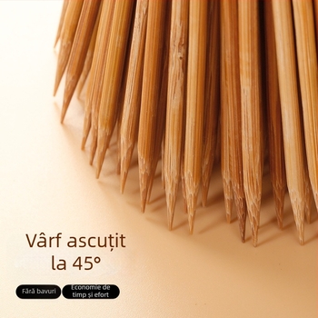 Bețe de bambus carbonizate, bețe de grătar din amidon, frigărui de miel, frigărui pentru oală rece, frigărui cu fructe caramelizate, bețe de ulei, frigărui prăjite