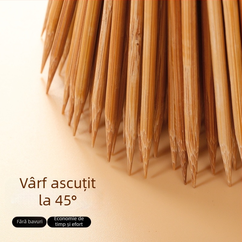 Bețe de bambus carbonizate, bețe de grătar din amidon, frigărui de miel, frigărui pentru oală rece, frigărui cu fructe caramelizate, bețe de ulei, frigărui prăjite