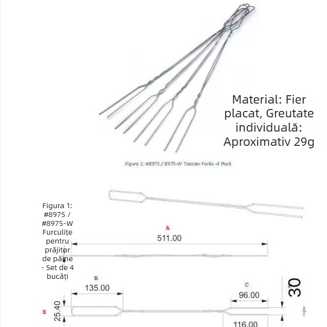 Kit de rumenire pentru pui: furculiță de grătar, tavă de rumenire pentru pui, grilaj pentru pui, găleată cu cărbune