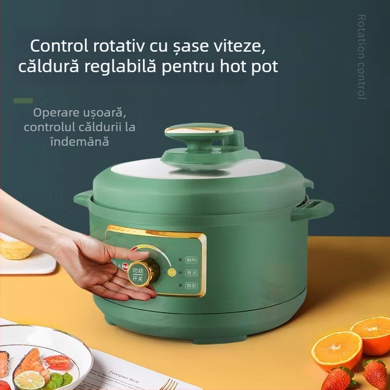 Oală electrică multifuncțională – hot pot și oală sub presiune, 3,5 L, 110 V