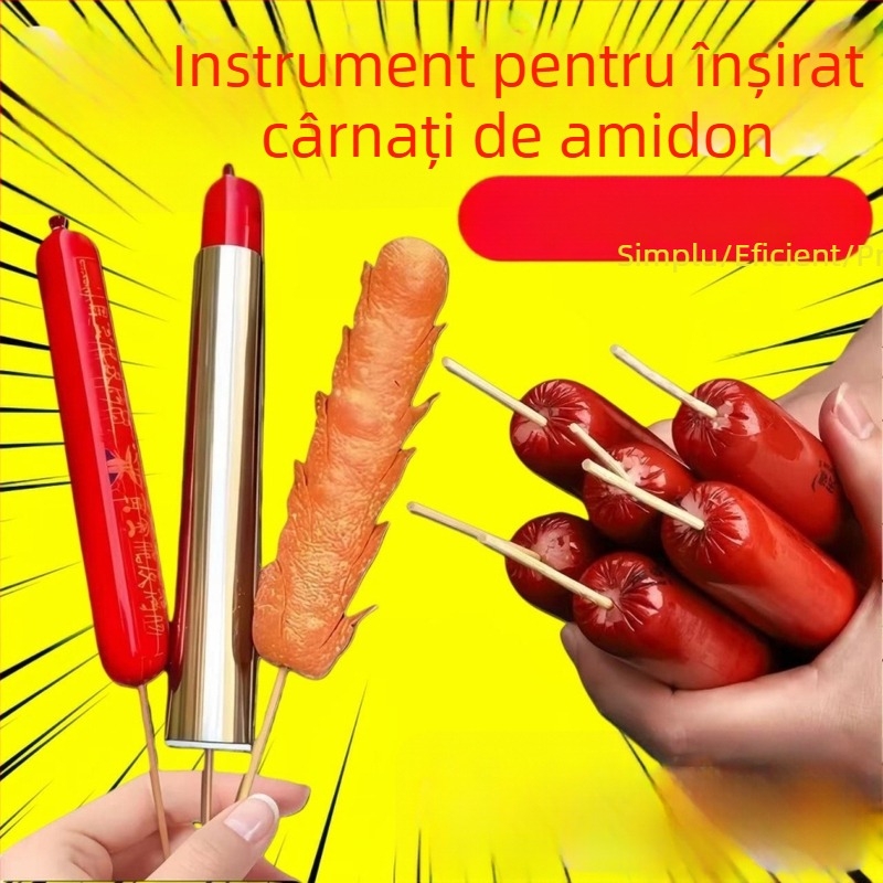 Stringer pentru cârnați din amidon – unealtă BBQ eficientă, ușor de utilizat