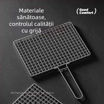 Cleme din oțel inoxidabil pentru pește și plasă de grătar, mare dimensiune, pentru pește și legume