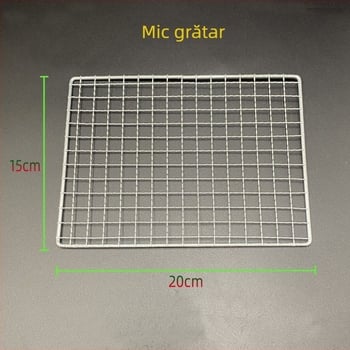 Plasă galvanizată pentru grătar, exterior – plasă dreptunghiulară din sârmă pentru frigărui