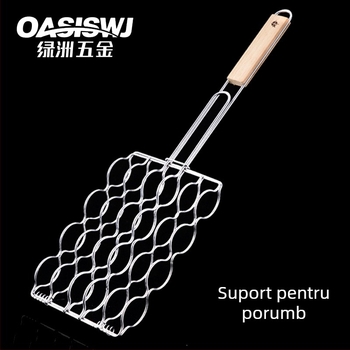 OASISWJ Clips pentru cârnat și clips pentru plasă de grătar, unelte pentru grătar exterior, clips pentru porumb