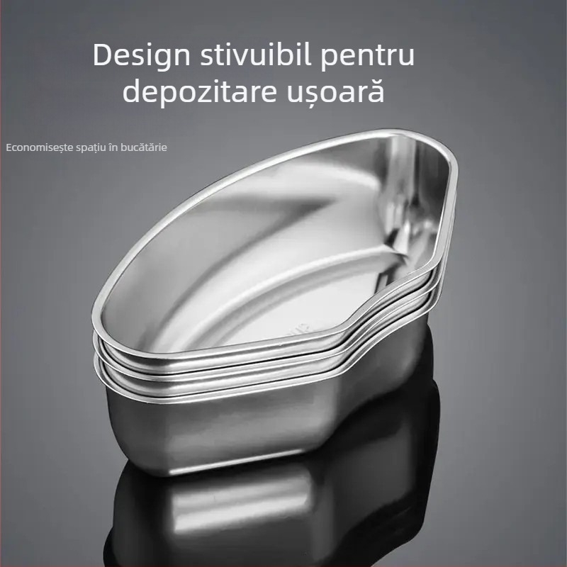 Tava de abur din oțel inoxidabil, pătrată, în formă de ventilator, pentru uz casnic; compatibilă cu oale pentru orez și cu aparatele de abur; bol de abur și recipient de depozitare a alimentelor