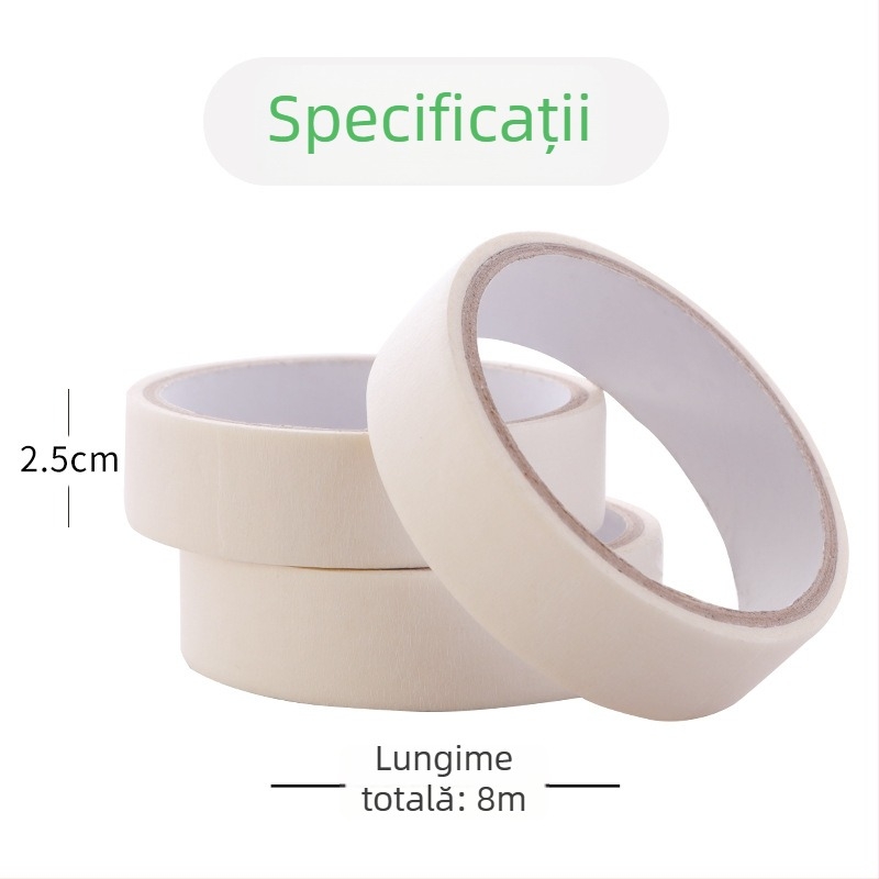 Bandă de mascare pentru decoruri de nuntă și baloane, fără reziduuri de adeziv