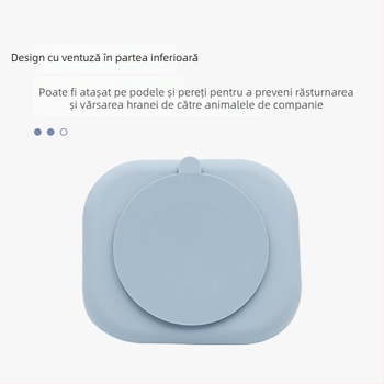 Duoxin bol din silicon pentru alimentare lentă pentru animale de companie, cu covoraș de lingere cu ventuză – bol anti-înecare pentru câini
