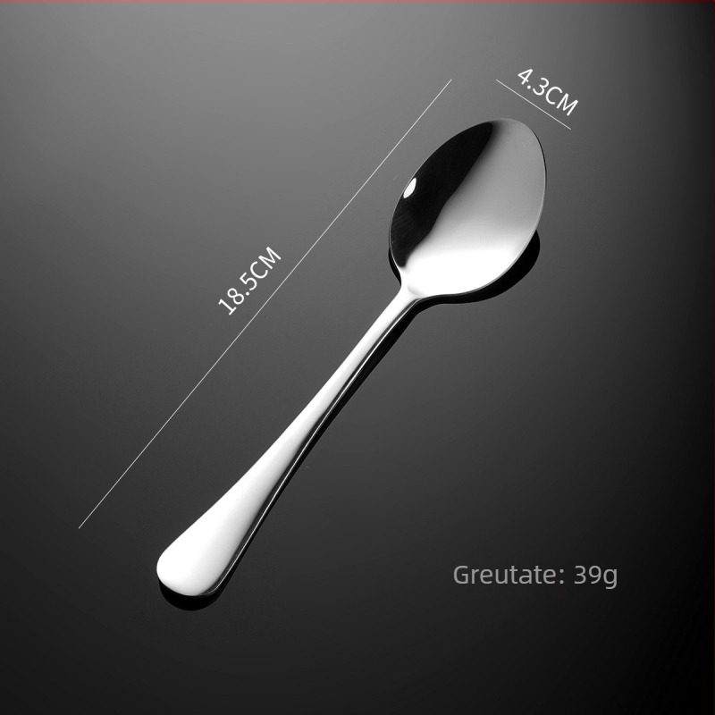 Set tacâmuri din oțel inoxidabil 304, seria 1010: cuțite și furci, cuțit și furcă pentru friptură, lingură de desert și linguriță de cafea