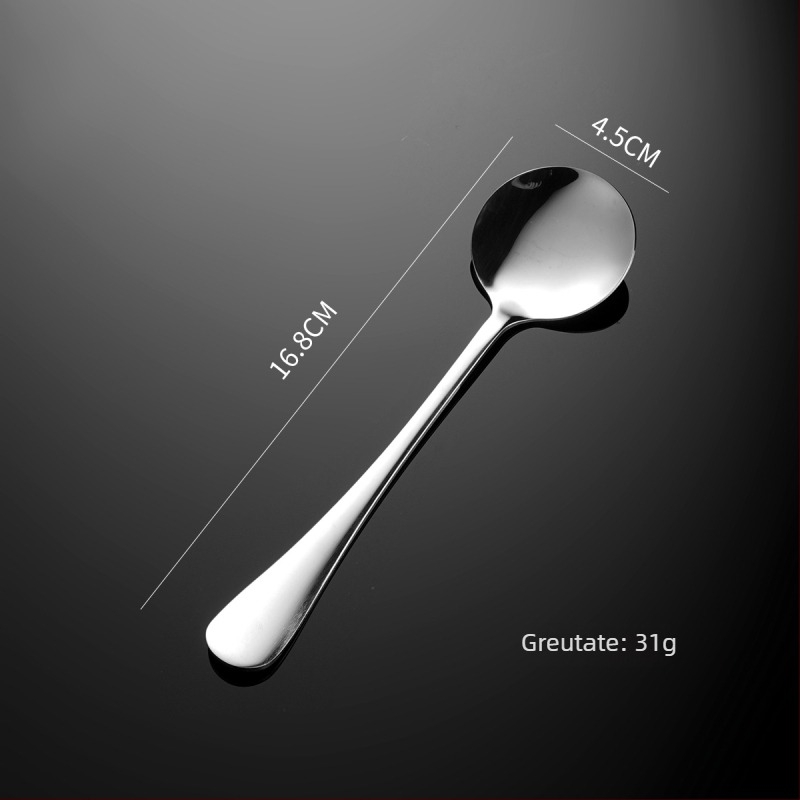 Set tacâmuri din oțel inoxidabil 304, seria 1010: cuțite și furci, cuțit și furcă pentru friptură, lingură de desert și linguriță de cafea