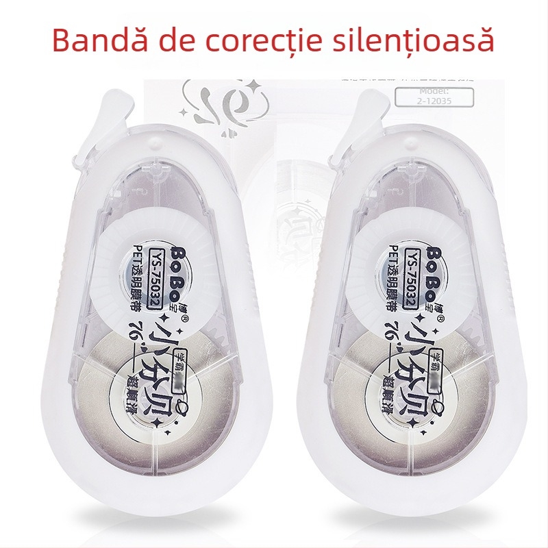 Bobao Morandi Mini Bandă Corectoare – Compactă, Design cu Inimă Drăguț pentru Elevi