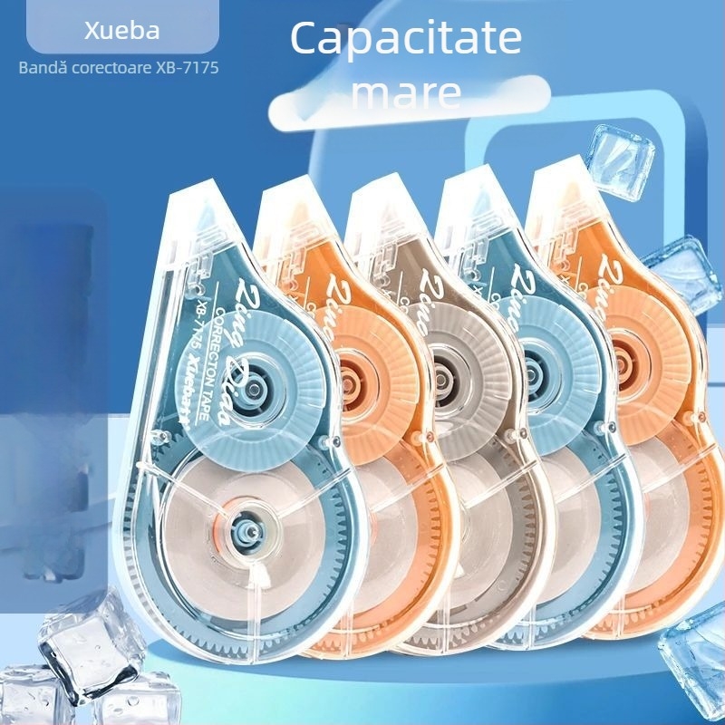 Bandă de corecție Xueba, 30 m, capacitate mare, pentru elevi și birou, netedă, en gros