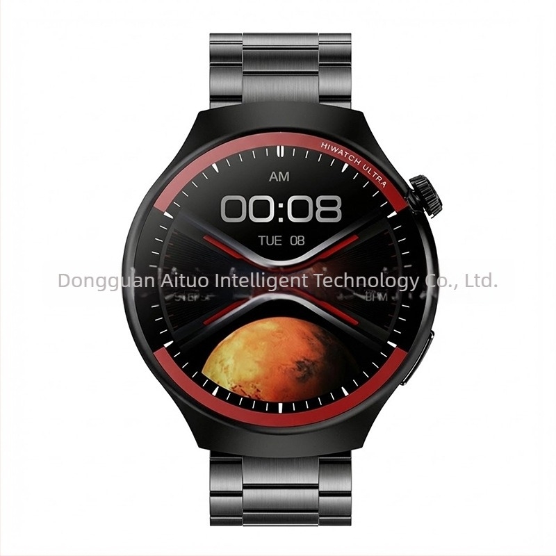 Smartwatch Watch4 Pro+ cu ecran HD de 1,52 inch, apeluri Bluetooth, monitorizare ritm cardiac și oxigen din sânge