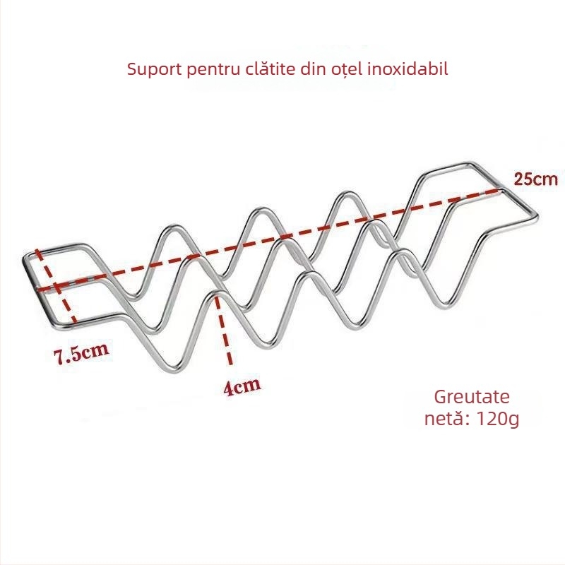 Grilă W din oțel inoxidabil 201, antiaderentă, ușor de curățat, design modern minimalist