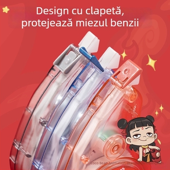 Deli Nz102 Serie bandă corectoare (set), design silențios, desen animat drăguț, papetărie