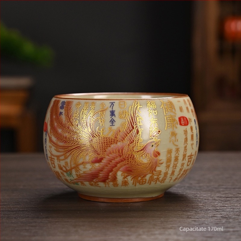 Cană de ceai Ru Kiln cu email, ceașcă de degustare a ceaiului, cană gazdă și oaspete, cană personală, cadou ceramic memorabil