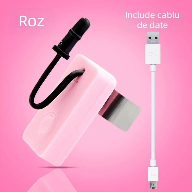 Instrument de curățare a urechilor cu lumină degetului, încărcare USB