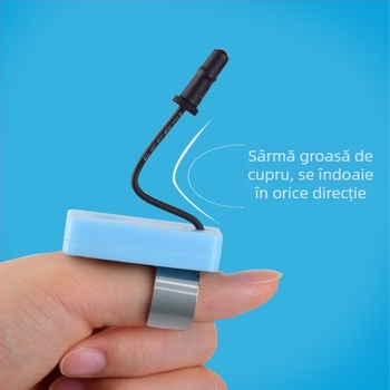 Lampa LED reîncărcabilă pentru deget, pentru curățarea urechii, cu durată lungă a bateriei - instrument profesional de întreținere de precizie