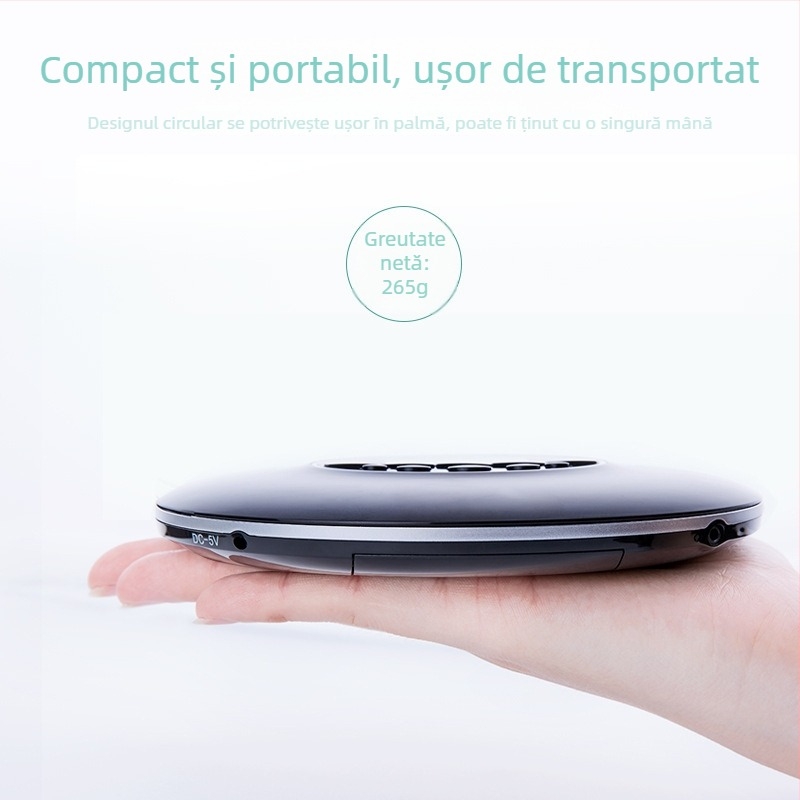 KECAG CD player portabil cu redare MP3, repetare în engleză, album muzical personalizat