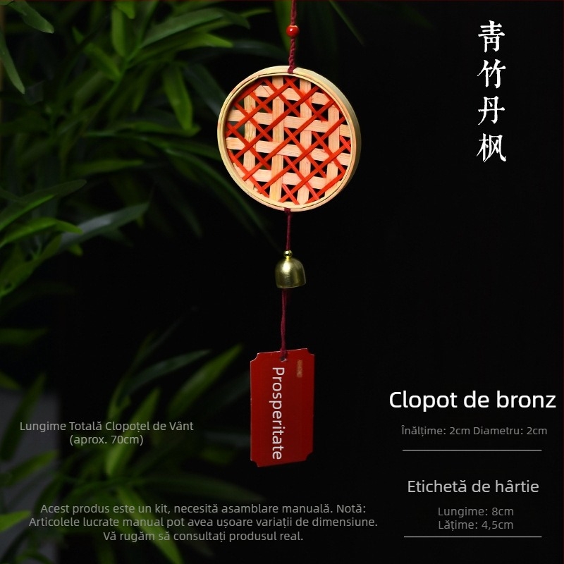 Clopoțel de vânt cu o sută binecuvântări – DIY binecuvântări scrise de mână, pandantiv creativ, kit cu materiale
