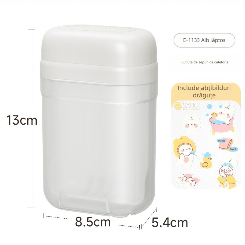 Cutie portabilă de săpun pentru călătorii, mini cutie de drenaj pentru depozitarea săpunului