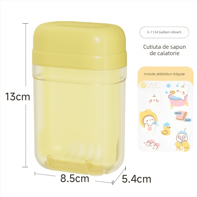 Cutie portabilă de săpun pentru călătorii, mini cutie de drenaj pentru depozitarea săpunului
