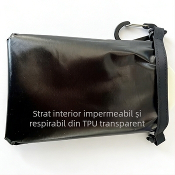 Sac de săpun impermeabil, uscare rapidă, din TPU nylon, cutie de săpun portabil pentru baie și drumeții în aer liber