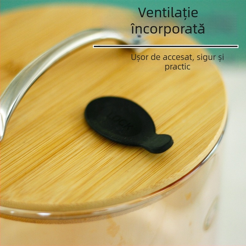 Gheață cu cadru din lemn, obiecte din borosilicat rezistente la temperaturi înalte, set de pahare electroplacate, cană pentru apă rece cu robinet, frigider în formă de urs pentru infuzare rece
