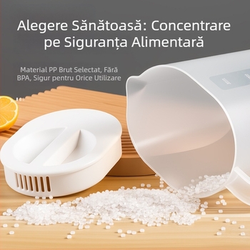 Cană de apă rece, cu capacitate mare, pentru uz casnic, recipient din plastic pentru apă, ceainic pentru infuzie la rece