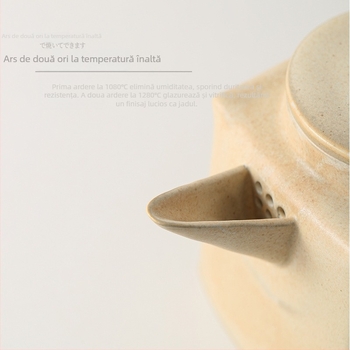 Set ceramic pictat manual pentru pahare de apă, uz casnic — pahare de cafea, ceainic și fierbător