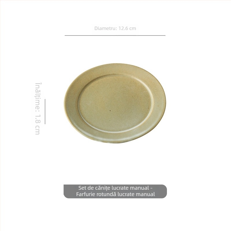 Set ceramic pictat manual pentru pahare de apă, uz casnic — pahare de cafea, ceainic și fierbător